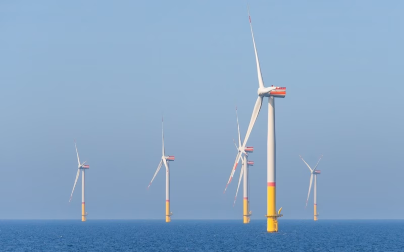wind energy, offshore, wind farm, baltic sea, pinwheels, wind power, power generation, energy transition